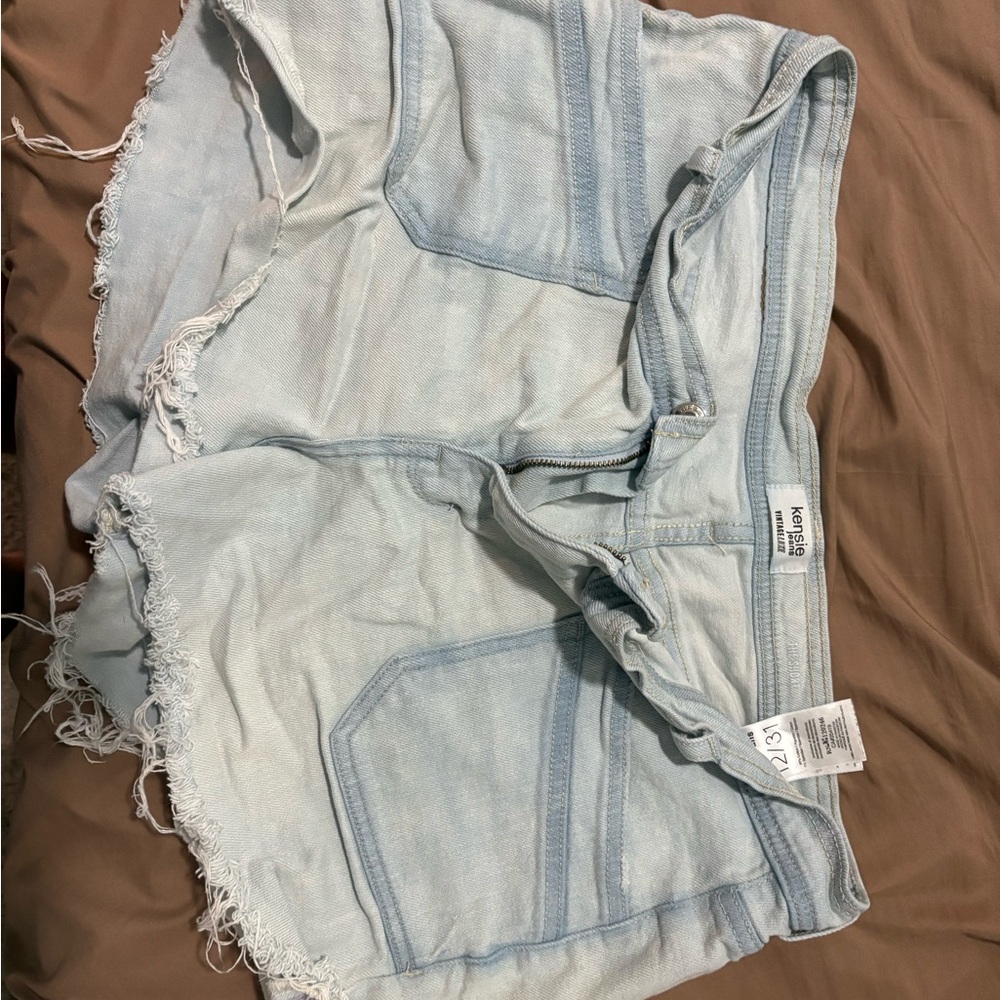Kensie Light Blue Jean Shorts